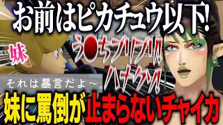 【妹に運転を教える】話が通じない妹に小学生並みの罵倒をする花畑チャイカ【にじさんじ切り抜き/花畑チャイカ】