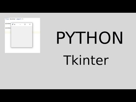 How To Make Windows Python Gui Tkinter Basic Create Main Window 1