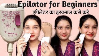 How to Remove Hair with an Epilator  Body & Fa