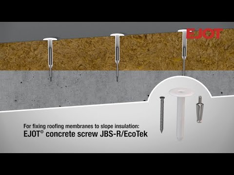 EJOT Flat Roofing Fastener JBS-R/EcoTek