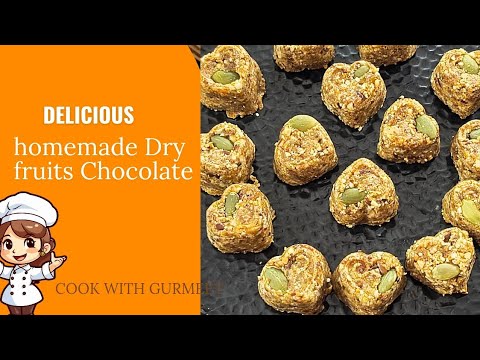 Healthy,Immunity booster Chocolate| Dryfruits Chocolate | Chocolate Recipe By Cook With Gurmeet