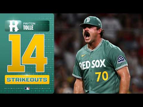 Payton Tolle strikes out a CAREER-HIGH 14 for the Boston Red Sox! 😤 (2 H, 0 BB, 1 ER in the win 🔥)