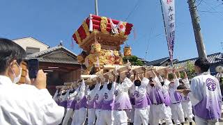 大窪八幡宮　大窪　布団太鼓