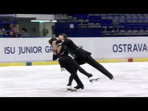 2016 ISU Junior Grand Prix - Ostrava - Short Dance Lorraine MCNAMARA / Quinn CARPENTER USA