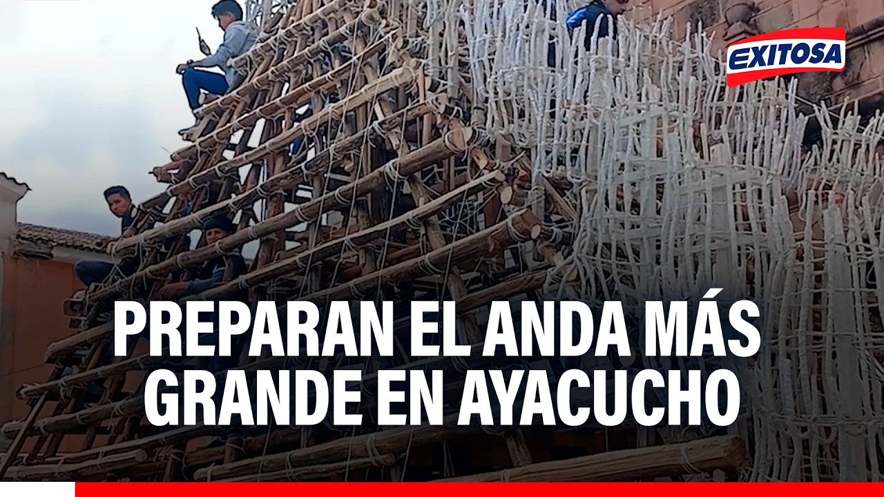 🔴🔵 Arman el anda más grande del mundo para la procesión del Señor de Pascua de Resurrección