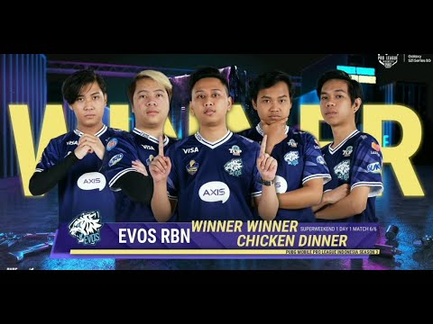 BIGETRON VS EVOS 13 KILL PMPL S3 SUPERWEEKEND WEEK 1 DAY 1 MATCH 6