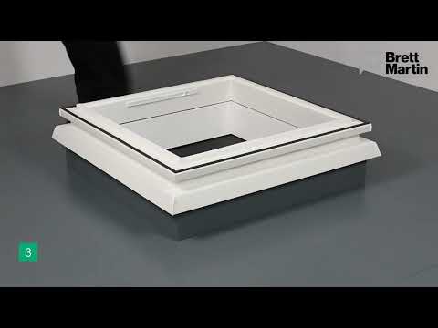 TB400 Fixed Vented Flat Glass Rooflight on builder’s upstand   Flat Glass installation guide