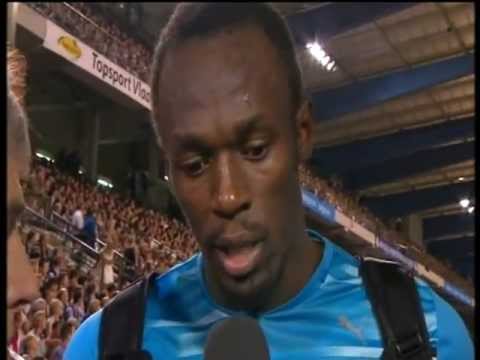 Bolt (9.76s) + Blake (19.26s)