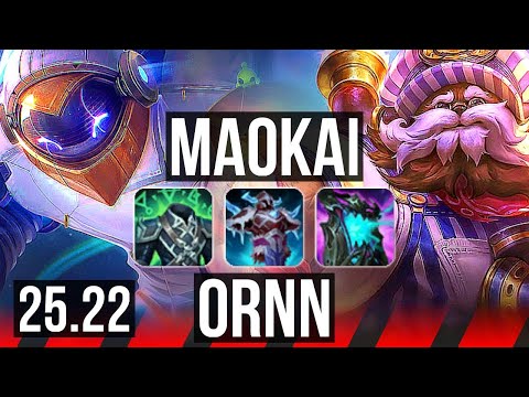 MAOKAI vs ORNN (TOP) | EUW Grandmaster | 25.22