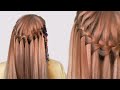 Hairstyle French Waterfall for Medium Long Hair ...