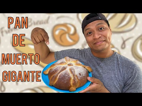 Receta de pan de muerto gigante FÁCIL de hacer