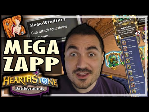 30/36 MEGA-WINDFURY WTF?! - Hearthstone Battlegrounds