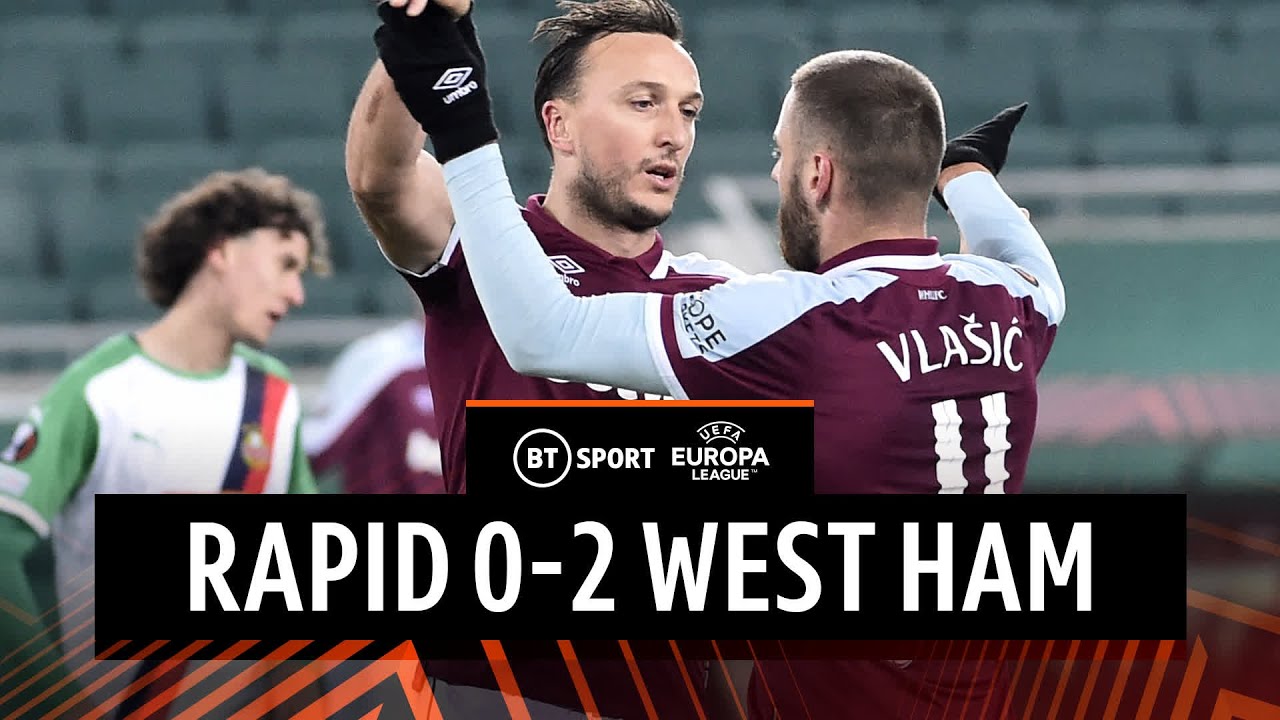 Rapid Vienna vs West Ham United highlights