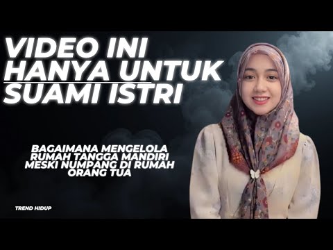 JANGAN LIHAT INI SEBELUM KAMU MENIKAH ❗❗ Mengelola Rumah Tangga Mandiri Meski di Rumah Orang Tua