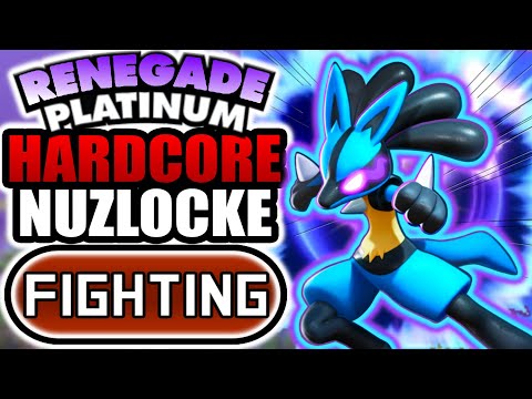 Pokémon Renegade Platinum Hardcore Nuzlocke - Fighting Types Only! Gen 4 Romhack!