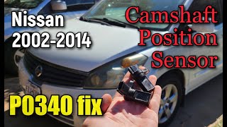HOW TO Nissan 3.5L v6 camshaft sensors P0340 Quest, Pathfinder, Infiniti, Frontier, Altima, Maxima