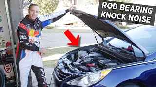 THIS IS WHAT ROD BEARING KNOCK NOISE SOUNDS LIKE ON HYUNDAI