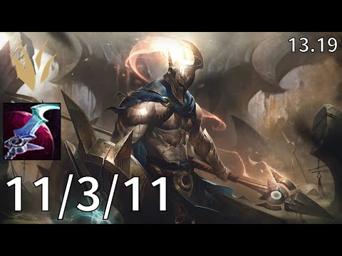 Pantheon Jungle vs Talon - EUW Master | Patch 13.19