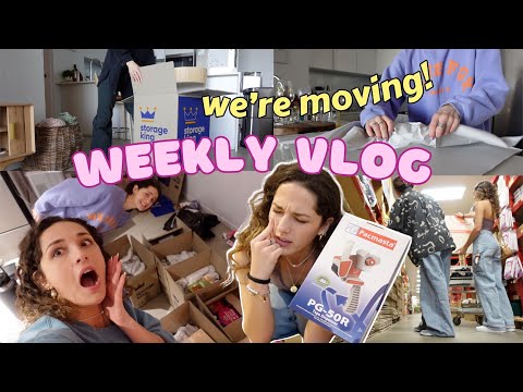 We're starting to PACK up the apartment! *chaotic vlog