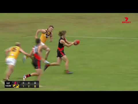 Rd 10 Hostplus SANFL Snapshot - West's Kobe Ryan snaps over the pack
