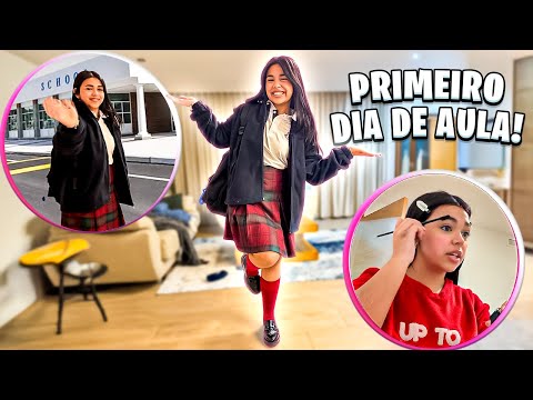 MEU PRIMEIRO DIA DE AULA NA ESPANHA! *Vou usar uniforme 🤩😱
