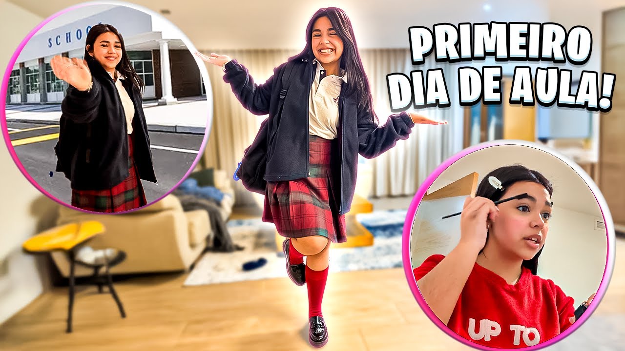 MEU PRIMEIRO DIA DE AULA NA ESPANHA! *Vou usar uniforme 🤩😱