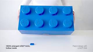 LEGO® tárolódoboz 8 - sötétzöld 250 x 500 x 180 mm