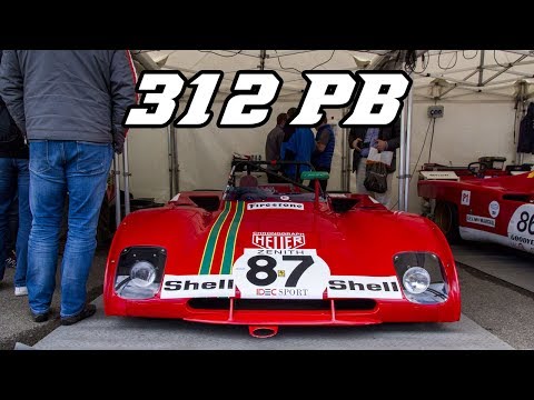 Ferrari 312 PB - V12 sounds at Spa 2017