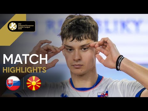 Highlights | Slovakia vs. North Macedonia - CEV Volleyball European Golden League 2025 | ...