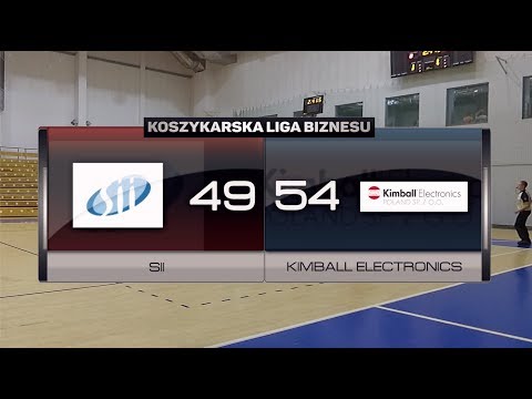 SII vs Kimball Electronics - VII kolejka - II Liga Poznań - Koszykarska Liga Biznesu