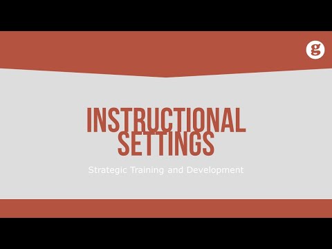 Training and the Internal Environment