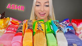 Download lagu ASMR EATING KOREAN ICE CREAM, RAINBOW DESSERT, CAKE, SWEET FOOD, 아이스크림 (MELON, CORN) MUKBANG 먹방 mp3