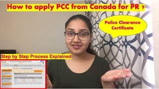 How to Apply for PCC (Police Clearance Certificate) from Canada for India | Step-by-Step Guide