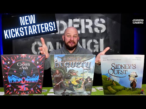 Board games coming to Kickstarter - Crown ofAsh- A tale of bravery & Sidney's Quest