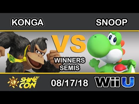 Shine Con 2018 - KoL | Konga (Donkey Kong) Vs. SUGOI | Snoop (Yoshi) Winners Semis - Smash 4