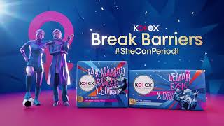 Download lagu Break Barriers with New Kotex Limited Edition, #SheCanPeriodt mp3