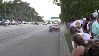 Three Crashes At The Same Mustang Meet Up!