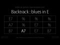 Blues in E (90bpm) : Backing track