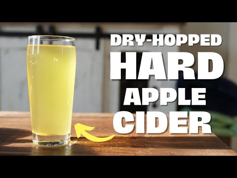 It is SO EASY to Make This Delicious DRY-HOPPED HARD CIDER!!