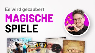 6 Brettspiele mit Magie Thema + Zaubertrick