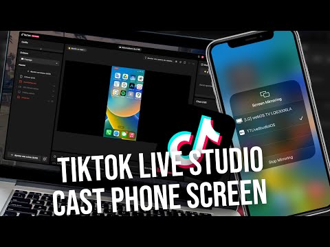 TikTok Live Studio cast phone screen - TikTok Live Studio cast ios - iPhone