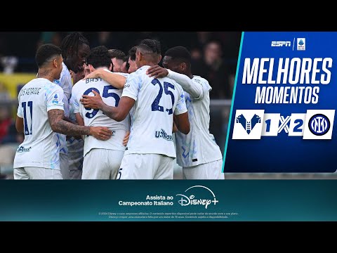 Gols e lances de Hellas Verona x Internazionale
