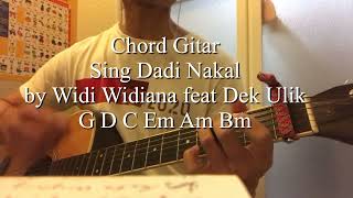 Download lagu Chord Gitar Simple Sing Dadi Nakal by Widi Widiana feat Dek Ulik mp3