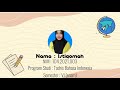 PEMAHAMAN LINTAS BUDAYA UTS TRADISI MAKAN DAMAI SAMBAS TADRIS BAHASA INDONESIA IAIS SAMBAS