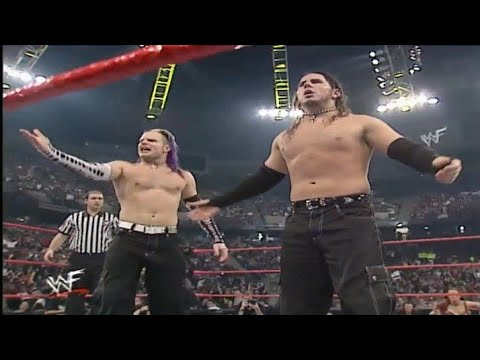 The Hardy Boyz vs Right To Censor,  Tag Team Championship Raw Dec 2, 2000