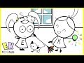 Emma Kate Cats Vs Toddlers EK Doodles Funny Cartoon Animation