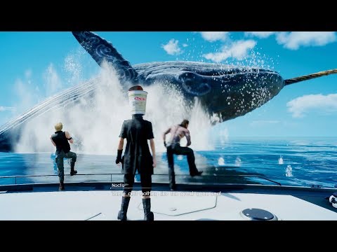 Final Fantasy XV Royal Edition Noctis finds a sugar Daddy Bismarck