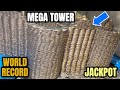 ✅WORLD’S “BIGGEST” QUARTER TOWER EVER BUILT CRASHES DOWN! HIGH LIMIT COIN PUSHER $10,000.00 BUY IN!