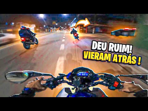 O MELHOR NOTURNO DE TITAN 160 EMPINOU NA FRENTE DA VTR 🚨