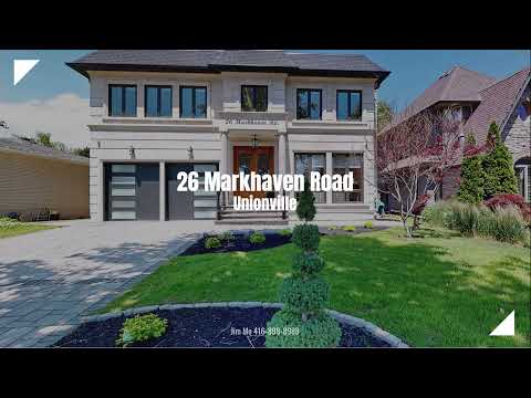 26 Markhaven Rd, Unionville - a luxury custom built newer house